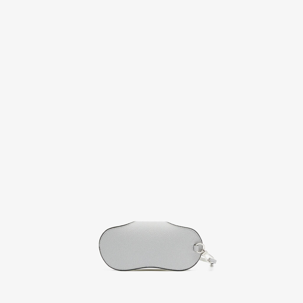 Valextra Custodia Occhiali In Pelle Grigia Sasso Con Tracolla | Valextra