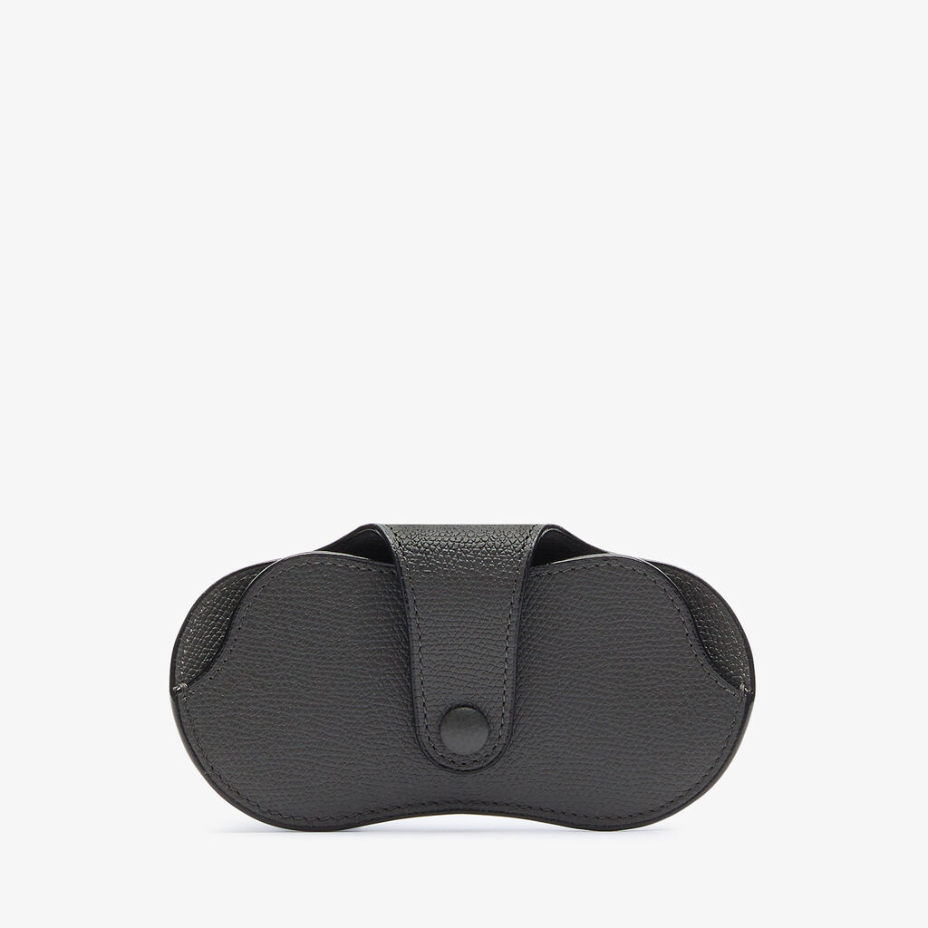 Valextra Custodia Occhiali In Pelle Grigia | Valextra