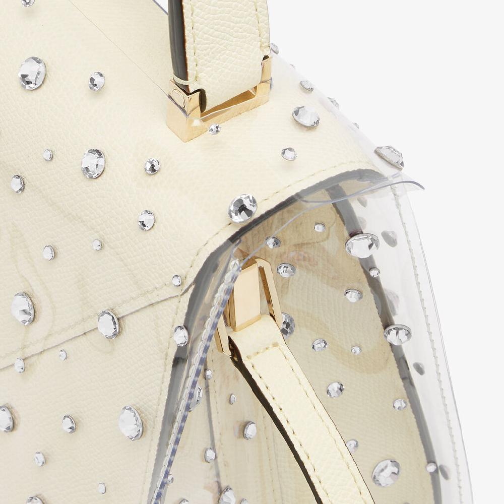 Valextra Impermeabile Borsa Donna Trasparente E Argento | Valextra Iside