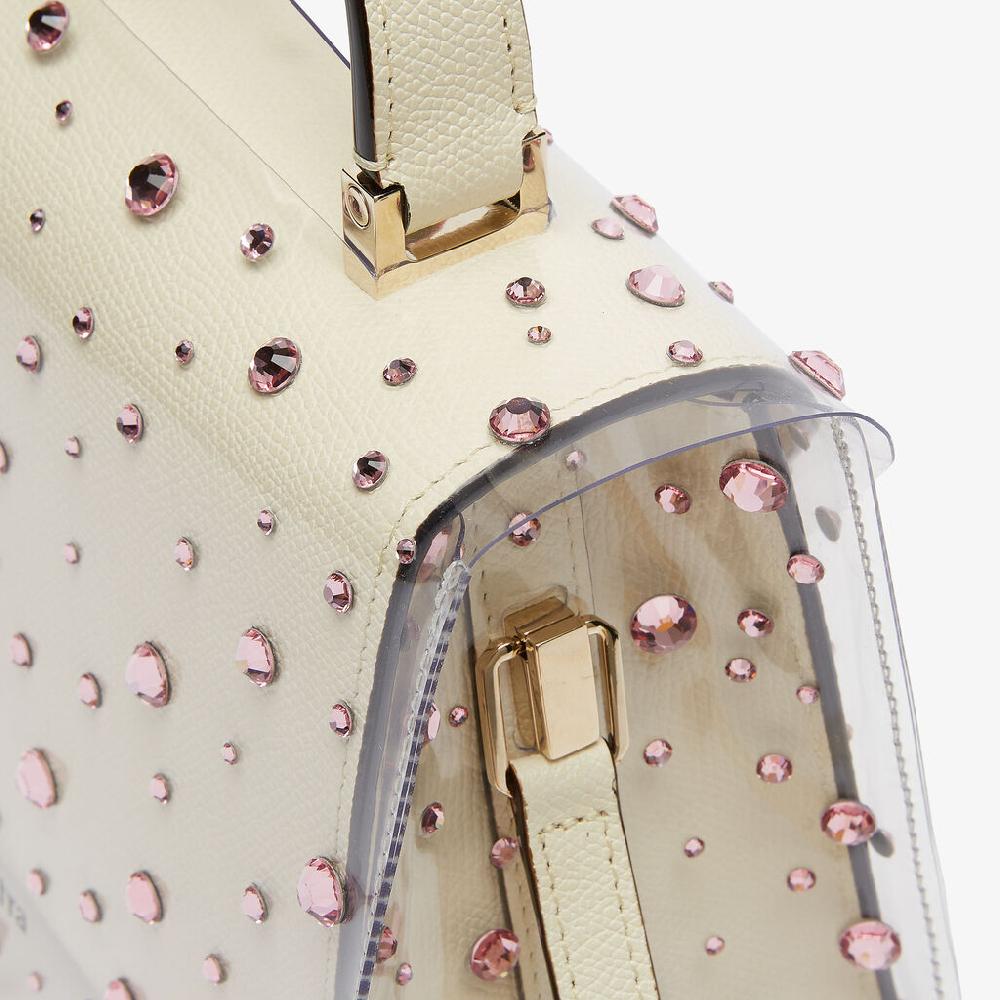 Valextra Impermeabile Borsa Donna Trasparente E Rosa | Valextra Iside