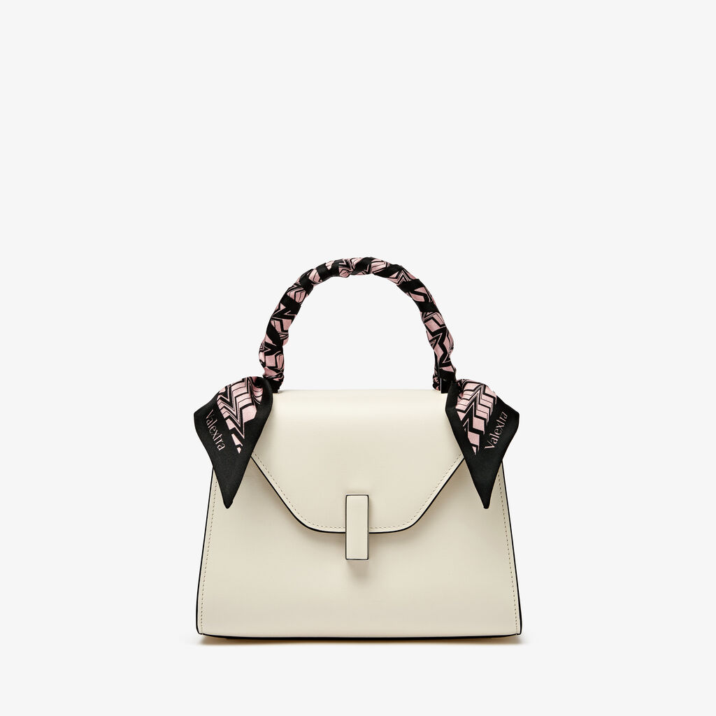Valextra Nastro Per Borse Da Donna Da In Pura Seta Nera E Rosa | Valextra