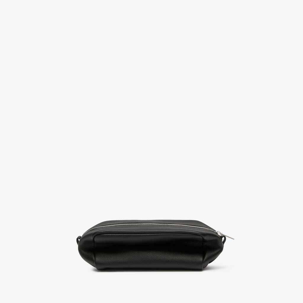 Valextra Pochette da viaggio da Uomo di Lusso in Pelle Nera