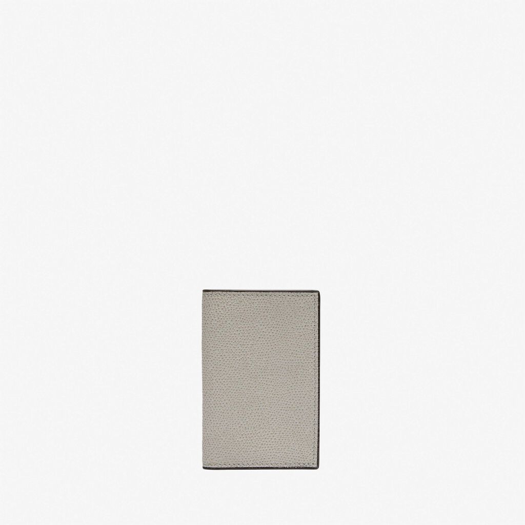 Valextra Porta biglietti da visita e tessere in Pelle Grigio chiaro | Valextra