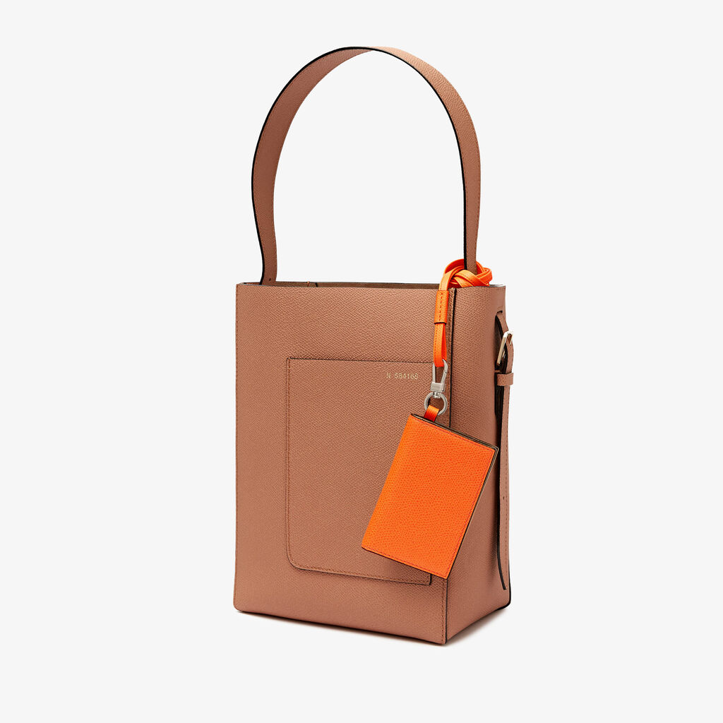 Valextra Porta Carte Con Laccio Da Donna In Pelle Arancione | Valextra