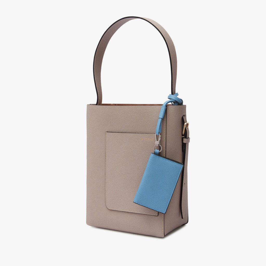 Valextra Porta Carte Con Laccio Da Donna In Pelle Azzurra | Valextra