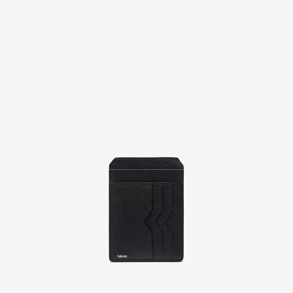 Valextra Porta carte di credito in Pelle Nera | Valextra piccola pelletteria