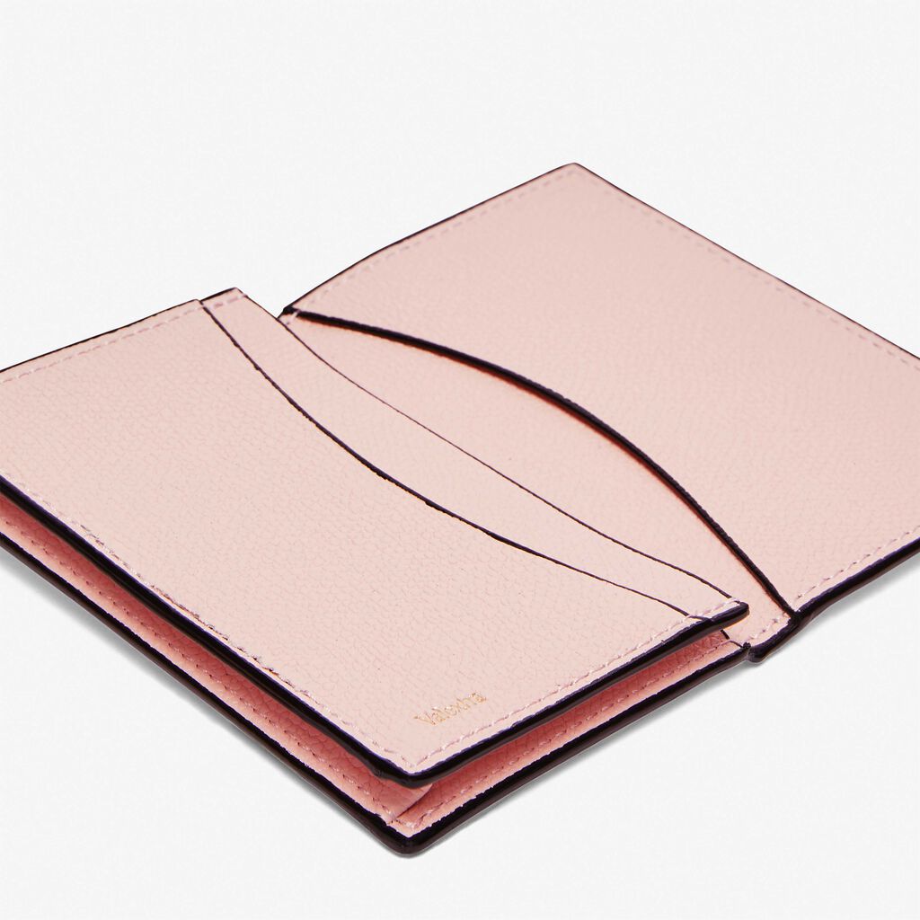 Valextra Porta Carte Di Credito In Pelle Rosa | Valextra