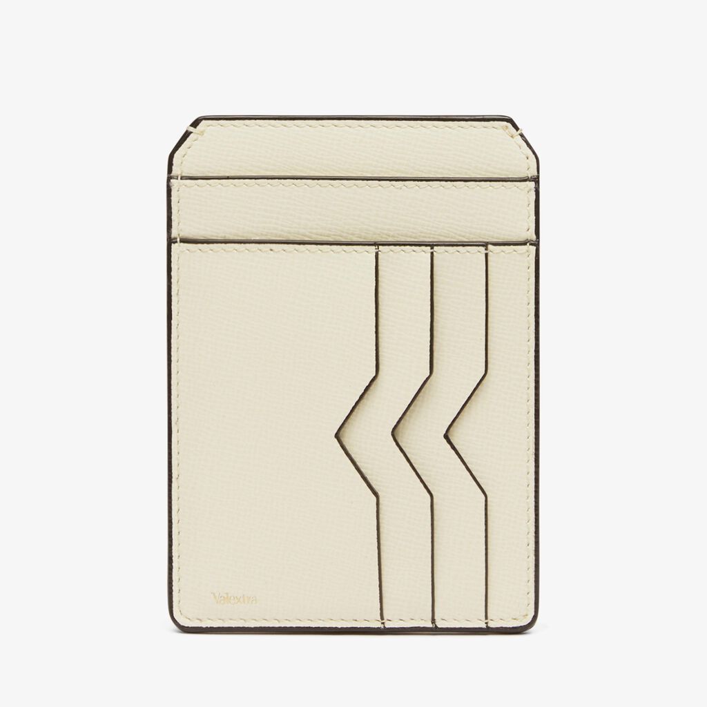 Valextra Porta Carte E Documenti In Pelle Bianca | Valextra