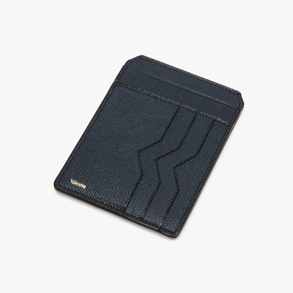 Valextra Porta Carte E Documenti In Pelle Blu | Valextra