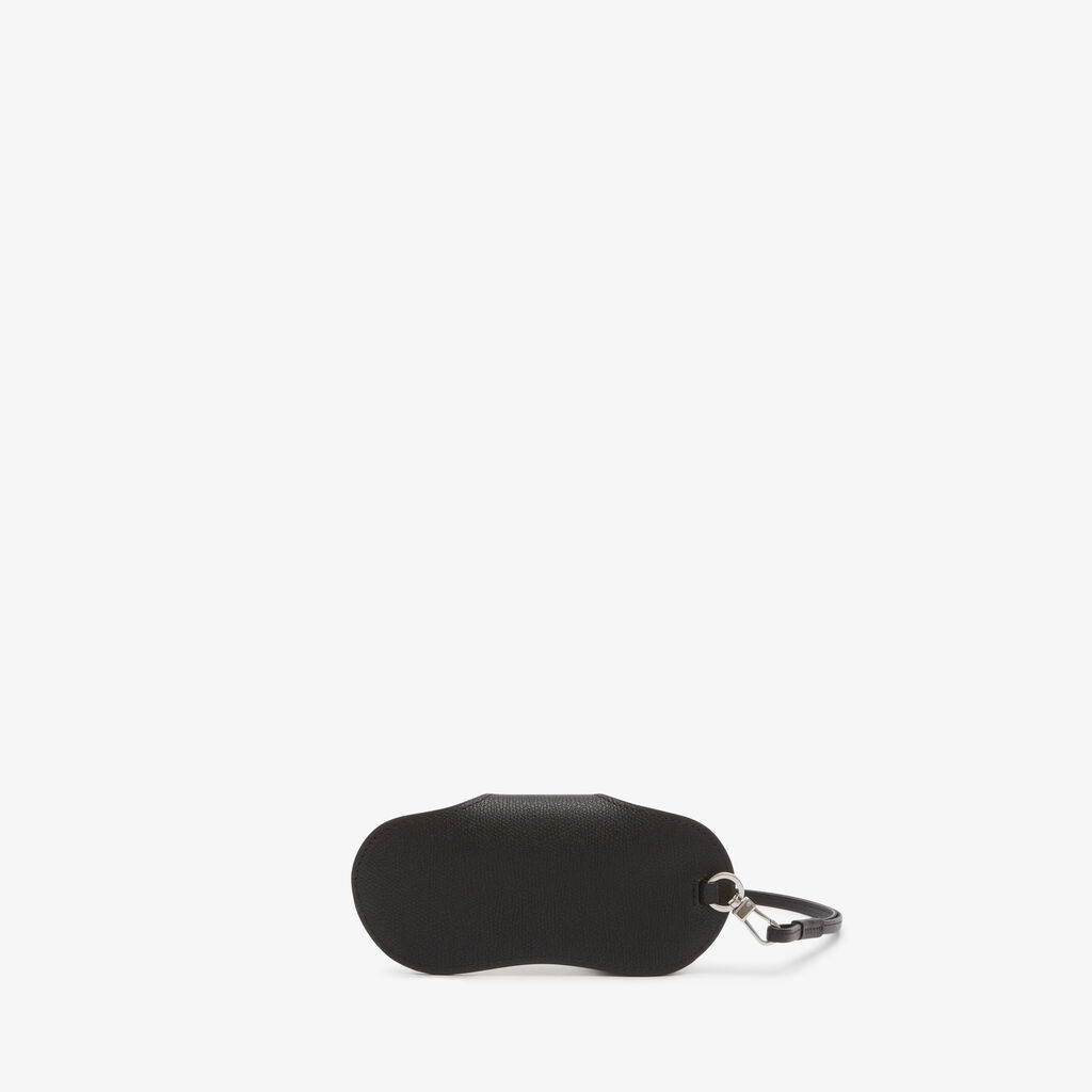 Valextra Porta Occhiali In Pelle Bianca E Nera Con Tracolla | Valextra