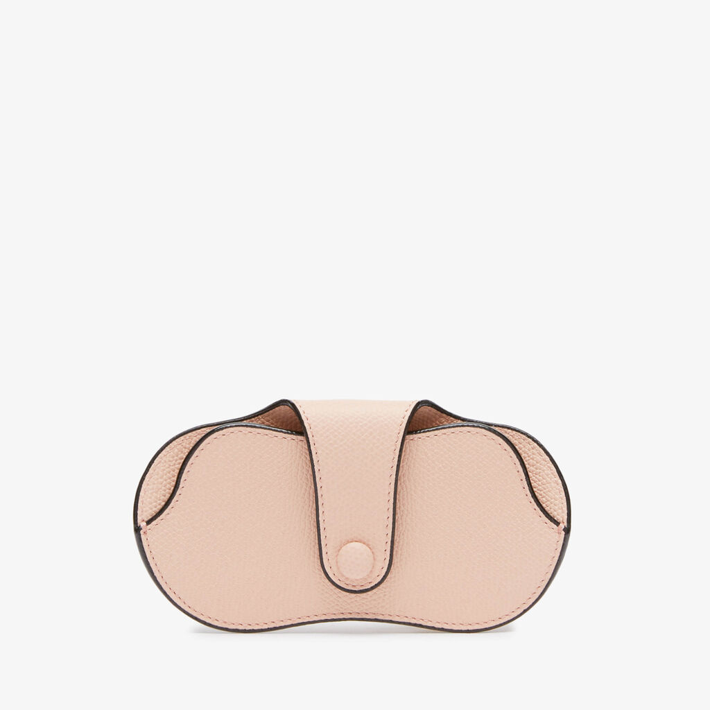 Valextra Porta Occhiali | Pelle Di Vitello Millepunte | Rosa Bonne Mine | Valextra