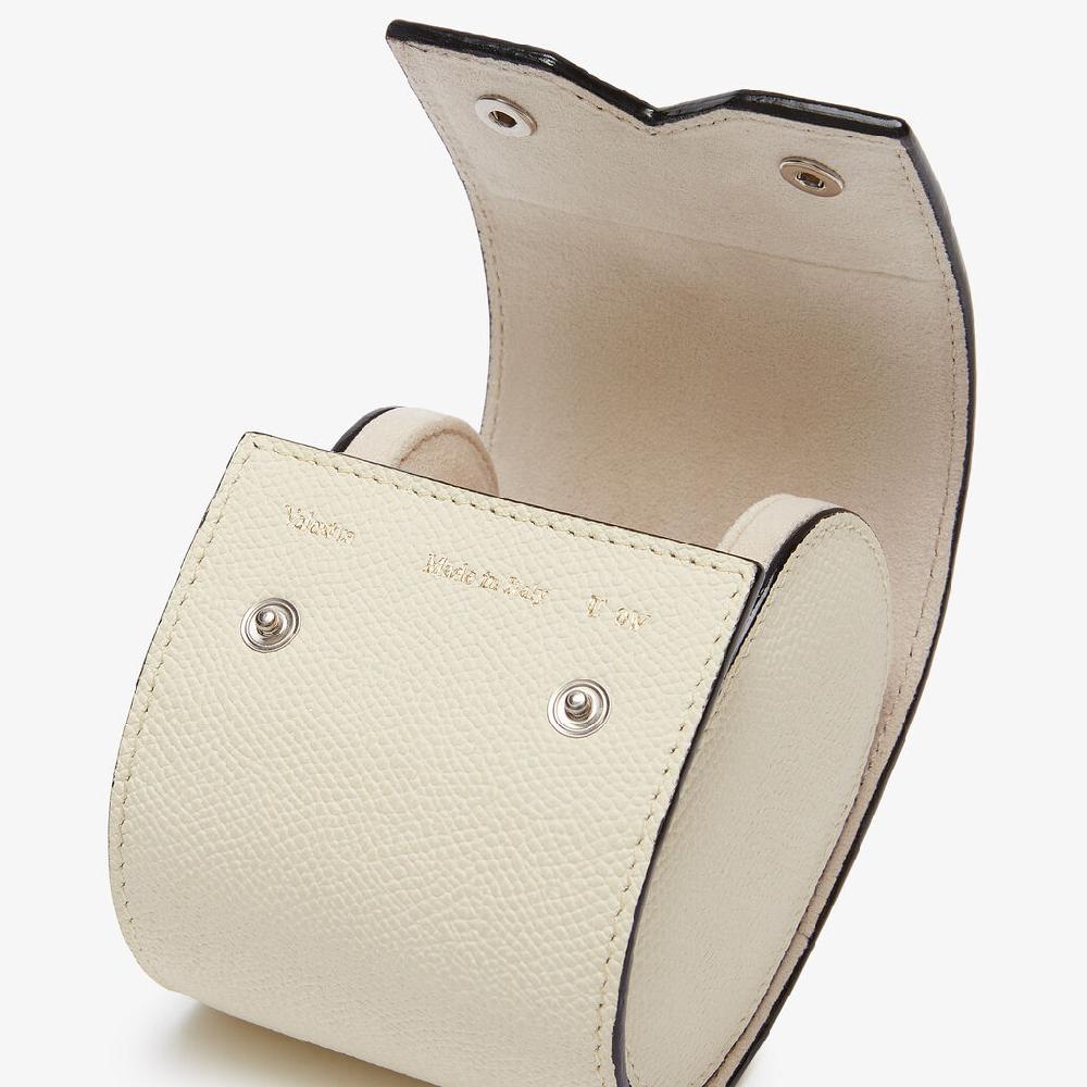 Valextra Porta Orologio Singolo Da Donna In Pelle Bianca | Valextra V-Line