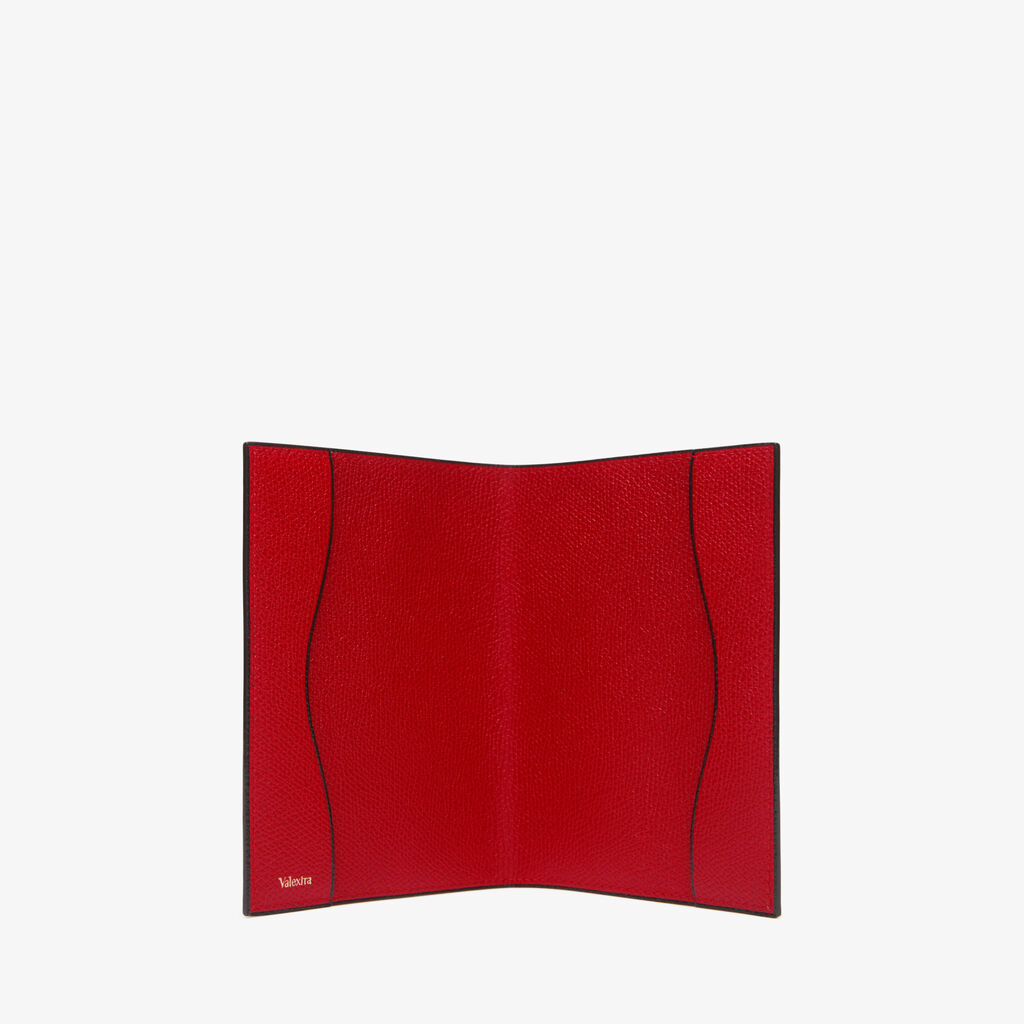 Valextra Porta Passaporto Da Donna In Pelle Rossa Di Lusso | Valextra