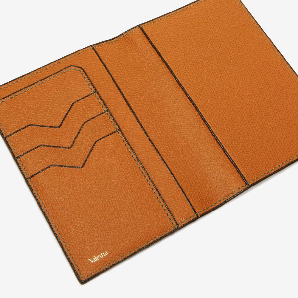 Valextra Porta Passaporto E Carte Di Credito In Pelle Marrone | Valextra