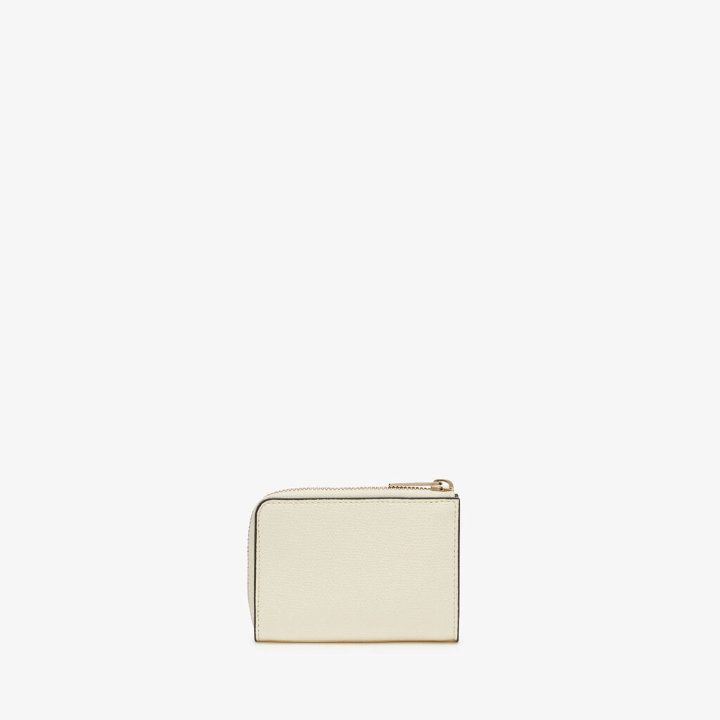 Valextra Portachiavi Da Donna In Pelle Bianca | Valextra Zip Around