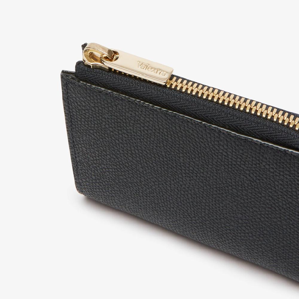 Valextra Portachiavi In Pelle Blu Notte Di Lusso | Valextra Zip Around