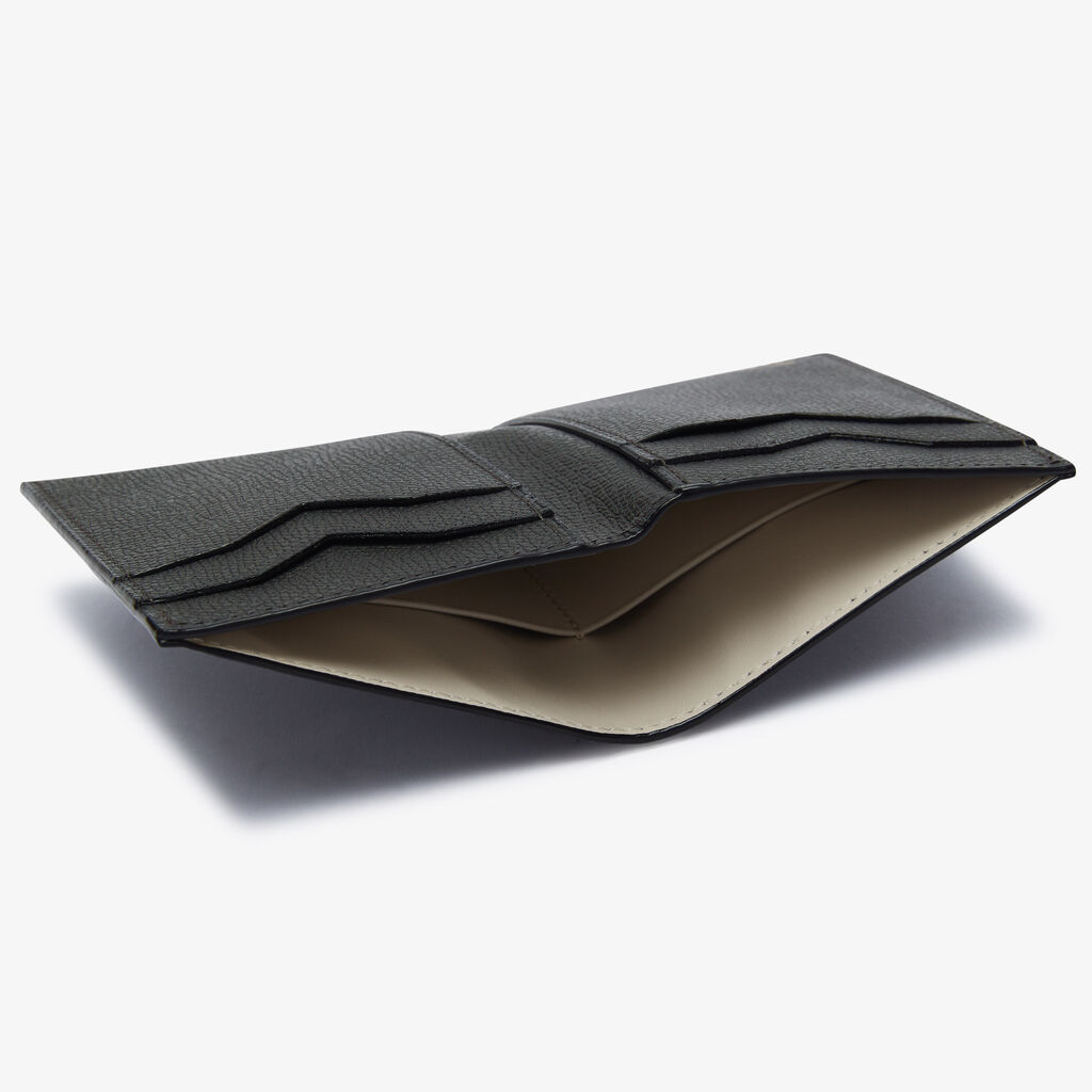 Valextra Portafoglio Bifold Da Donna In Pelle Grigia Di Lusso | Valextra