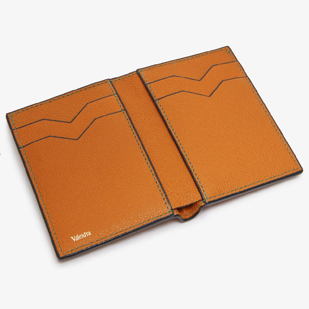 Valextra Portafoglio Bifold Di Lusso In Pelle Marrone | Valextra