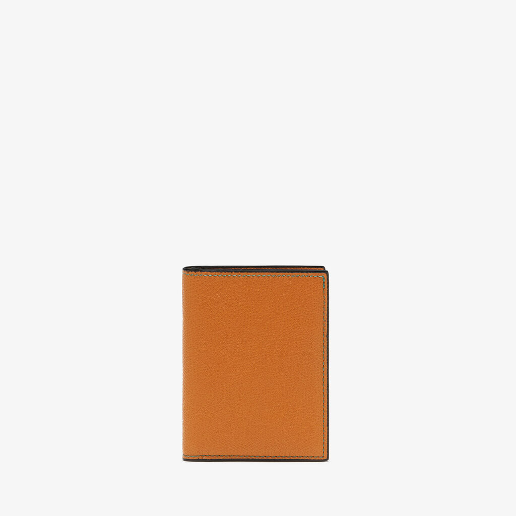 Valextra Portafoglio bifold di Lusso in Pelle Marrone | Valextra