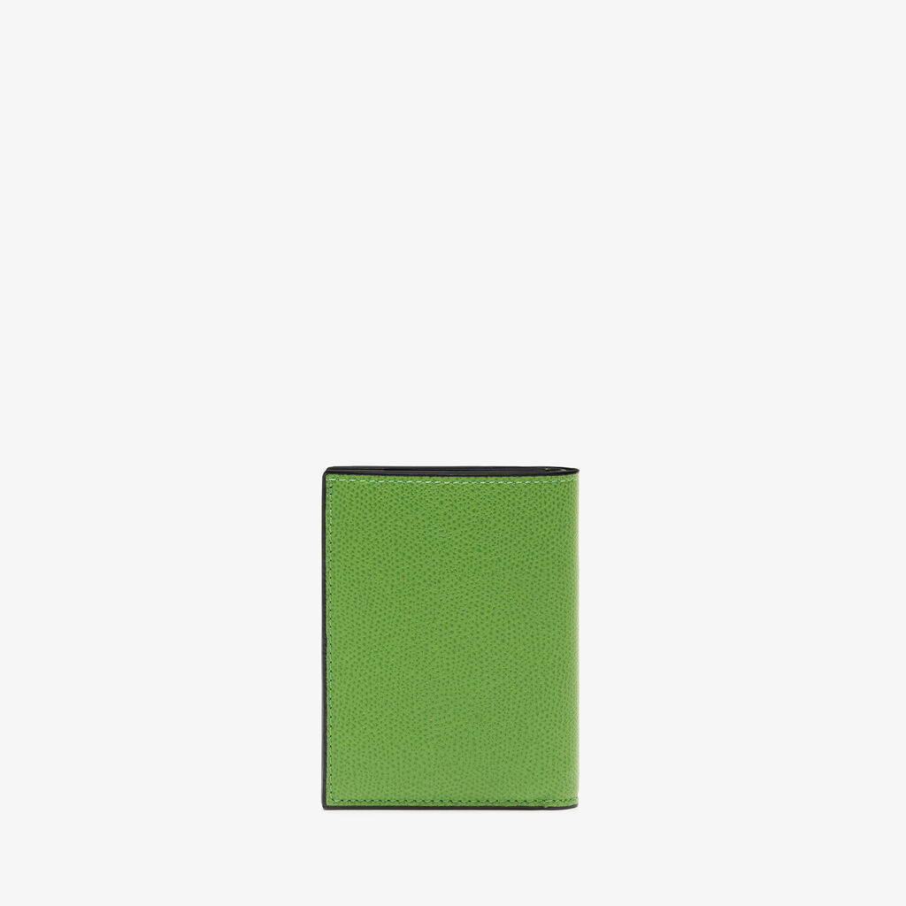 Valextra Portafoglio Bifold Di Lusso In Pelle Verde | Valextra