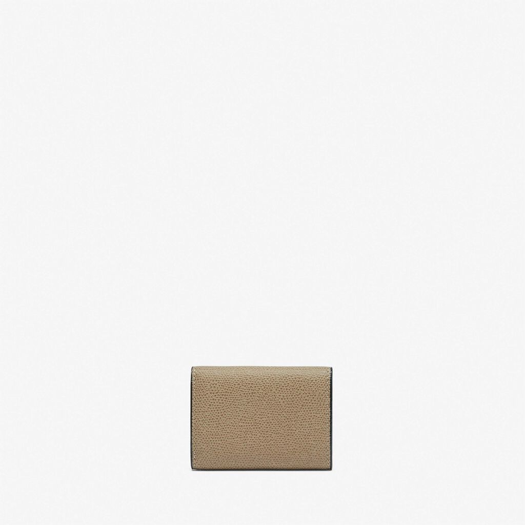 Valextra Portafoglio Bifold In Pelle Marrone Tortora | Valextra