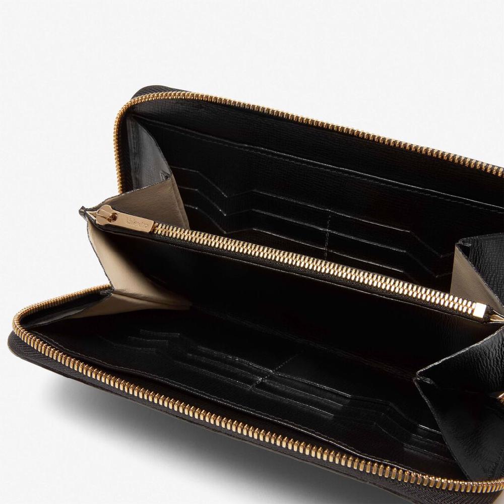 Valextra Portafoglio Con Zip In Pelle Nera | Valextra Zip Around