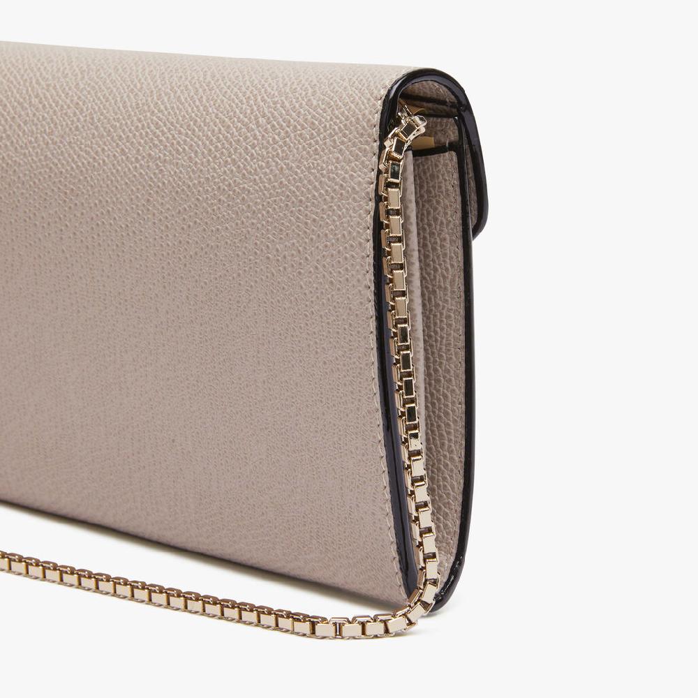 Valextra Portafoglio Grande Da Donna In Pelle Rosa Nude | Valextra Iside