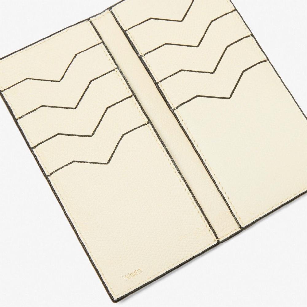 Valextra Portafoglio Grande In Pelle Bianca | Valextra Brera