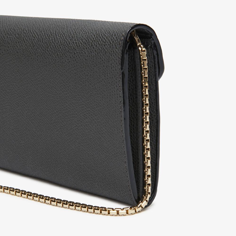 Valextra Portafoglio Grande In Pelle Grigia Con Zip | Valextra Iside