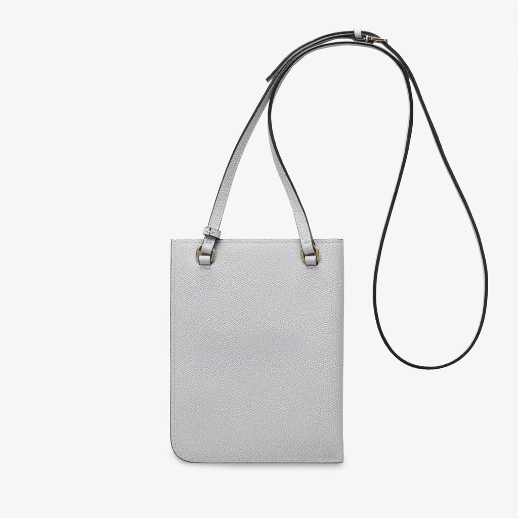 Valextra Portafoglio Grande In Pelle Grigia Sasso | Valextra Soft