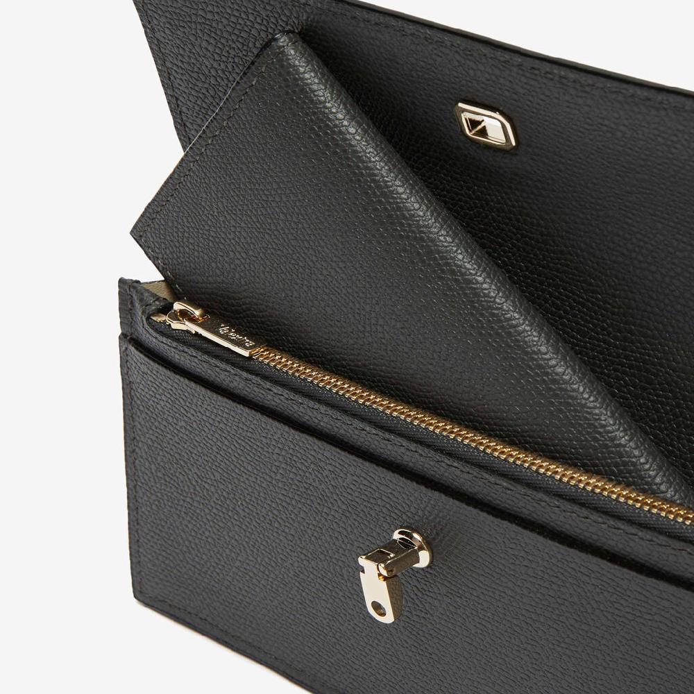 Valextra Portafoglio Grande In Pelle Grigia | Valextra Brera