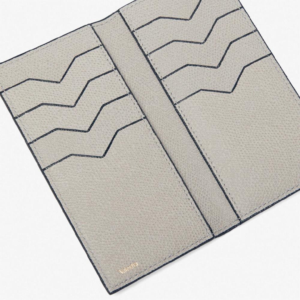 Valextra Portafoglio Grande In Pelle Grigio Chiaro | Valextra Brera