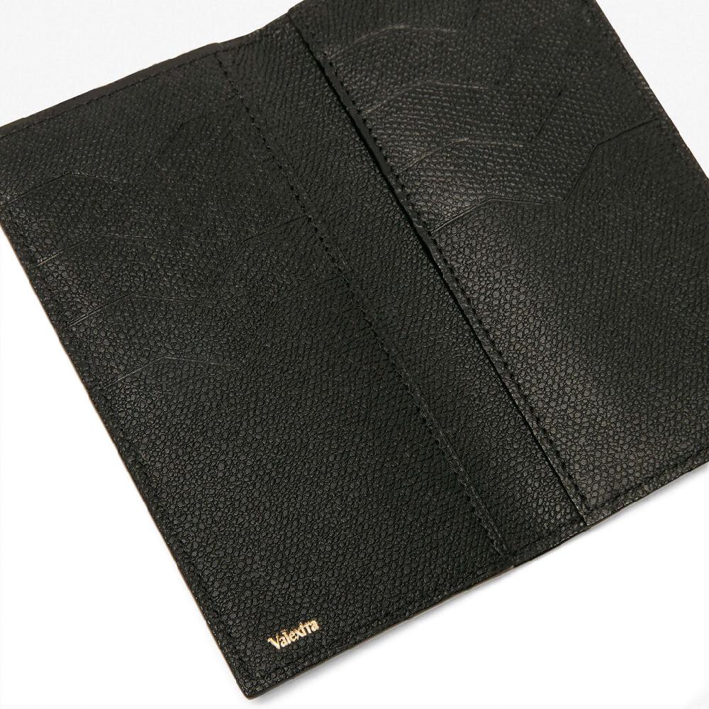 Valextra Portafoglio Grande In Pelle Nera | Valextra Brera