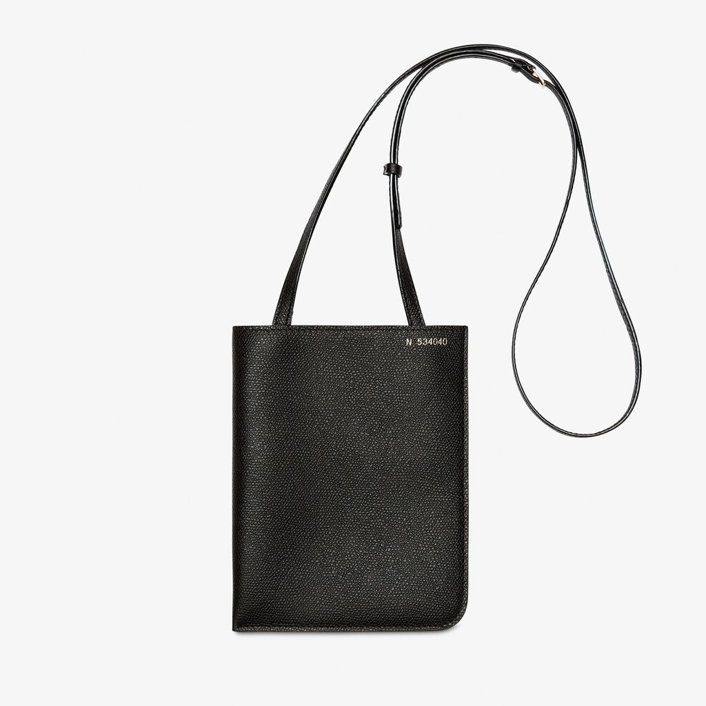 Valextra Portafoglio grande in Pelle Nera | Valextra Soft