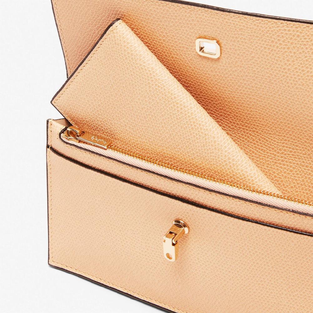 Valextra Portafoglio Grande In Pelle Rosa Cipria | Valextra Brera