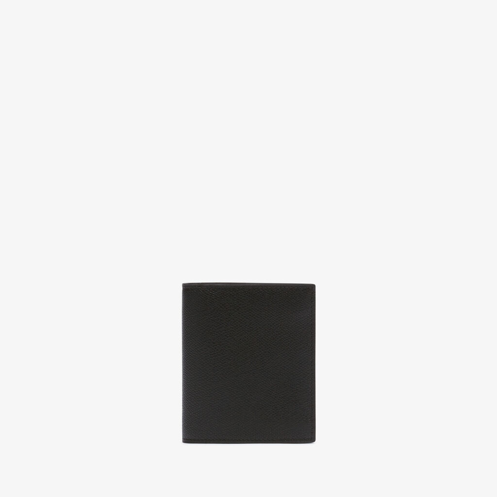 Valextra Portafoglio piccolo da Uomo di Lusso in Pelle Nera | Valextra