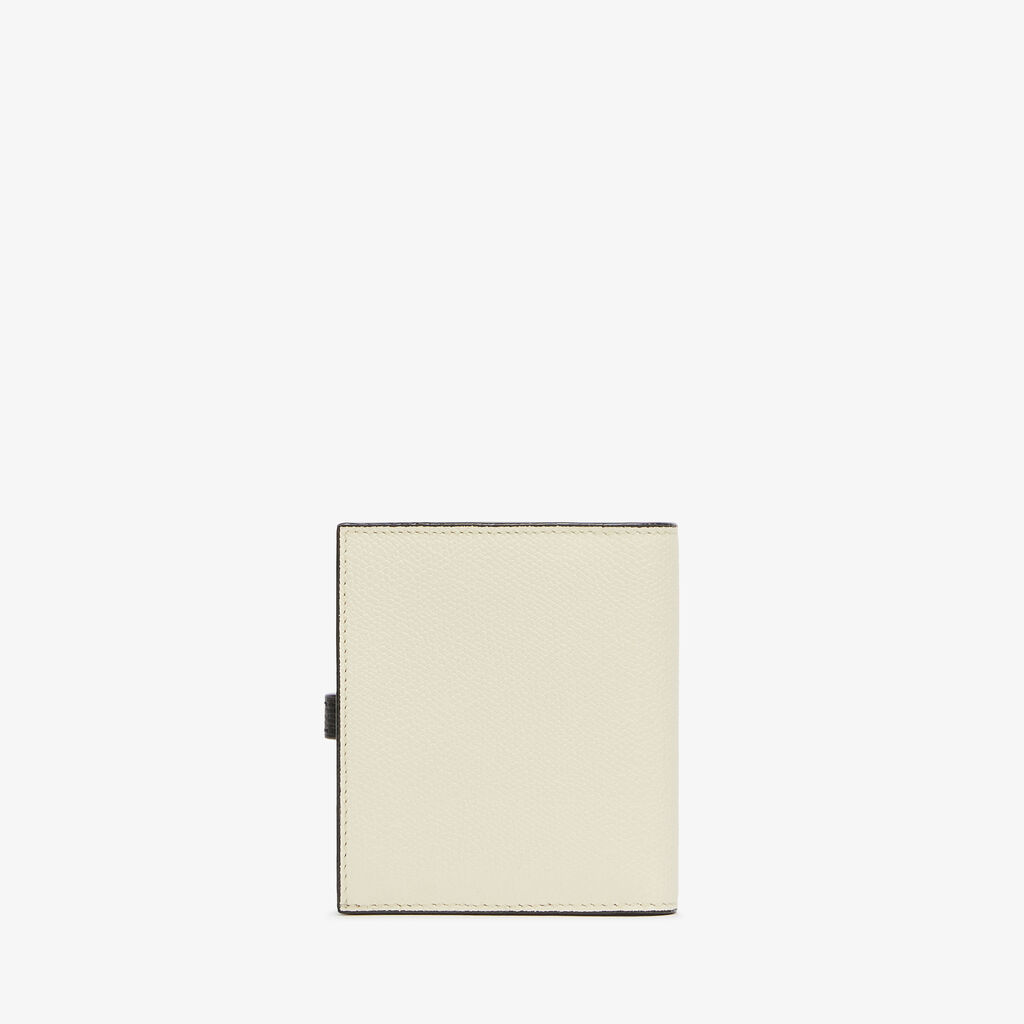 Valextra Portafoglio Piccolo Di Lusso In Pelle Bianca E Nera | Valextra