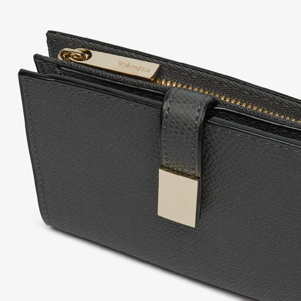 Valextra Portafoglio Piccolo In Pelle Grigia | Valextra Piccola Pelletteria