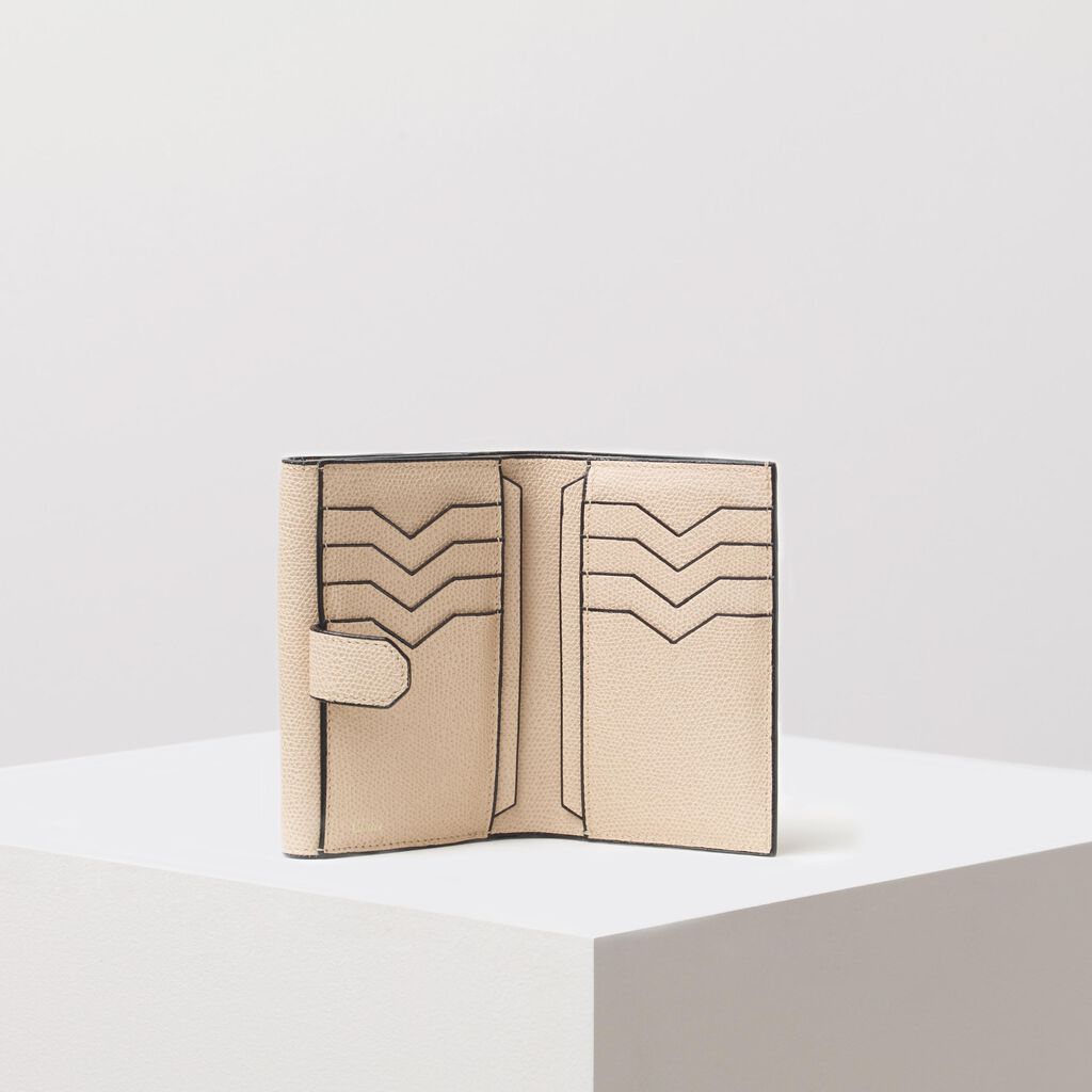 Valextra Portafoglio Piccolo In Pelle Rosa Cipria | Valextra Brera