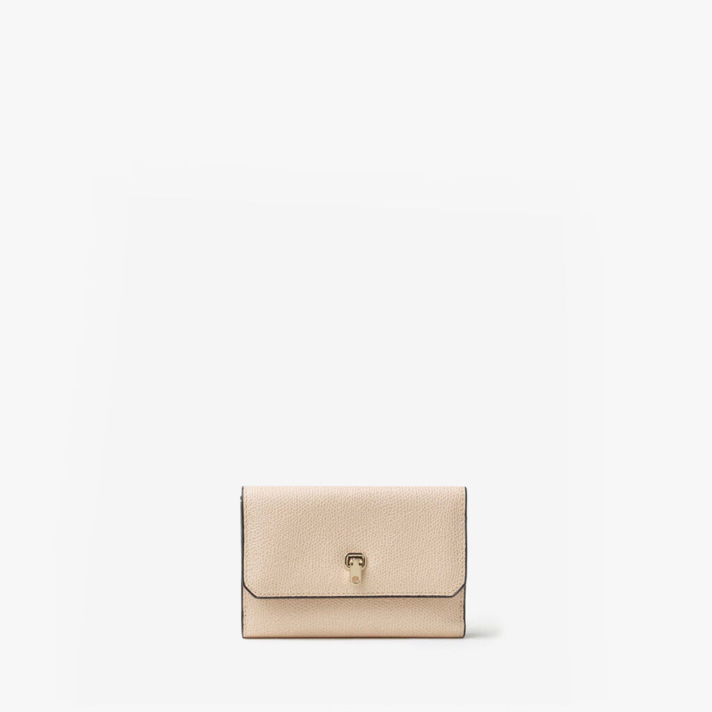 Valextra Portafoglio piccolo in Pelle Rosa Cipria | Valextra Brera