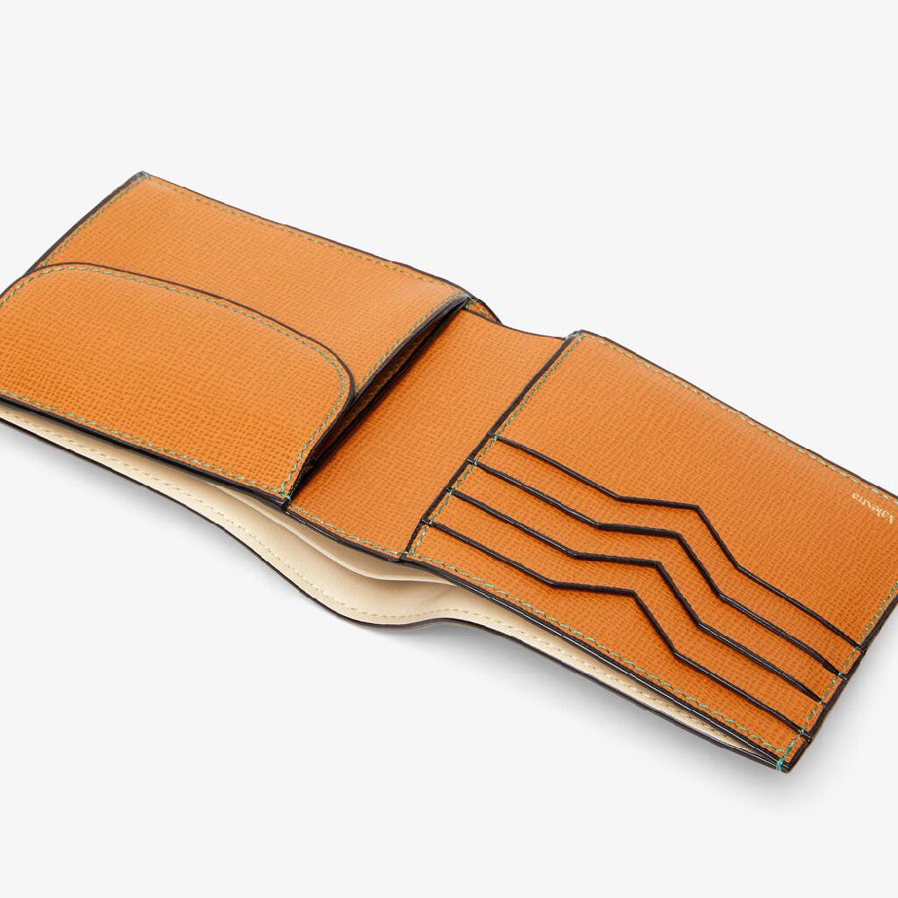 Valextra Portafoglio Versatile Bifold In Pelle Marrone | Valextra