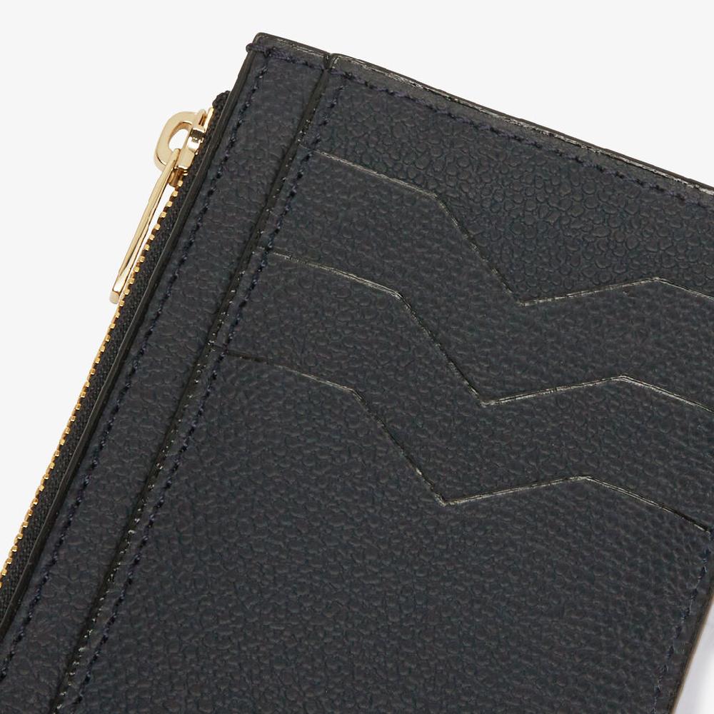 Valextra Portamonete Da Uomo E Donna In Pelle Blu Notte | Valextra