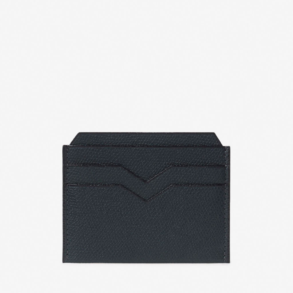 Valextra Portatessere Compatto In Pelle Verde | Valextra