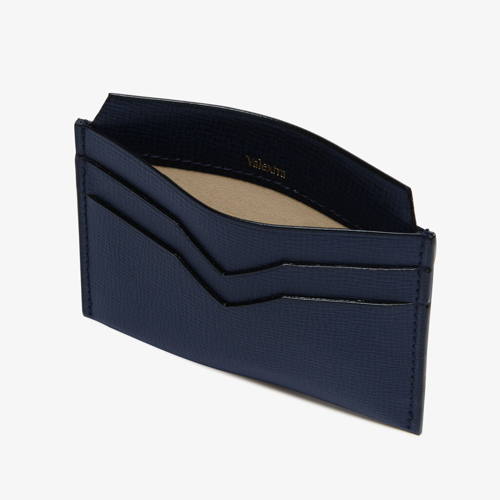 Valextra Portatessere Da Donna Di Lusso In Pelle Blu | Valextra