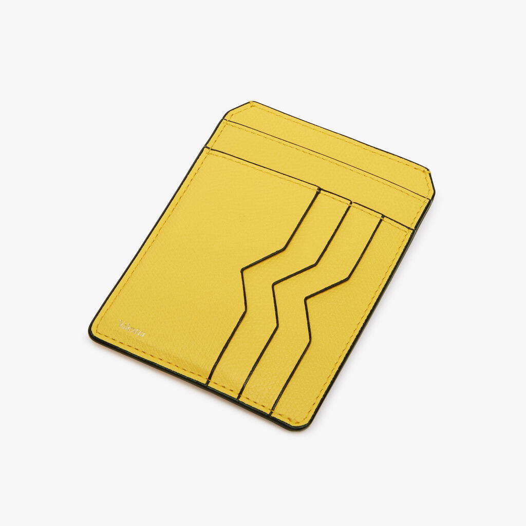 Valextra Portatessere Da Donna In Pelle Gialla Di Lusso | Valextra