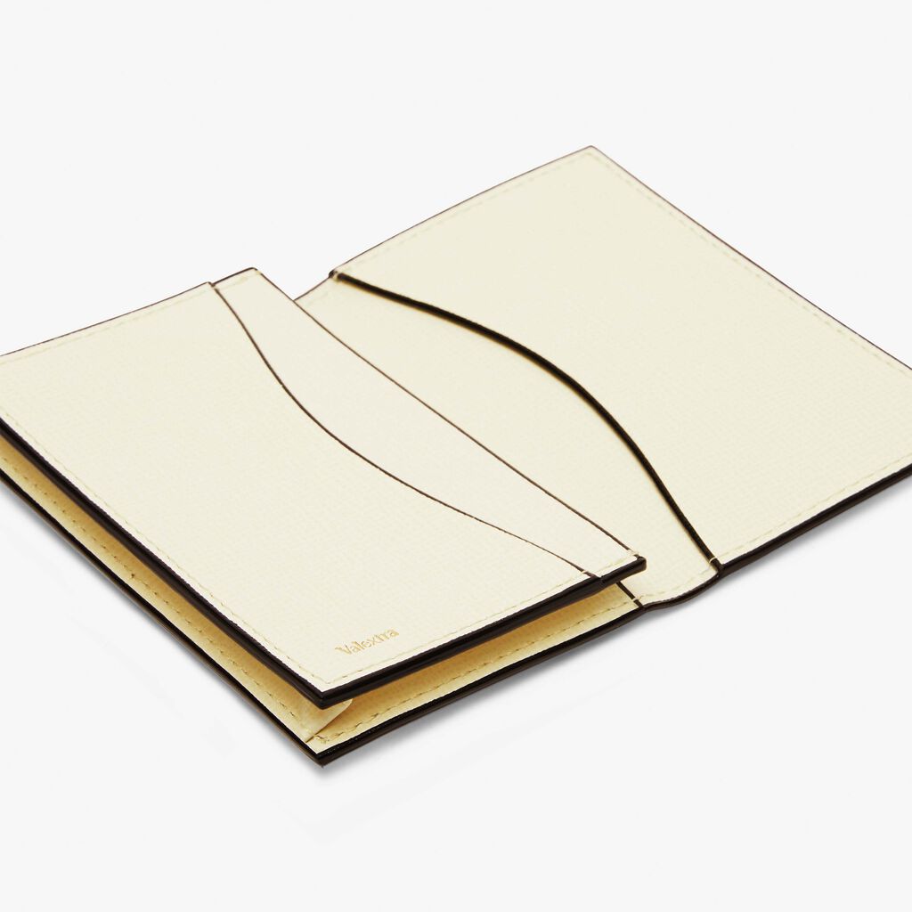 Valextra Portatessere E Biglietti Da Visita In Pelle Bianca | Valextra
