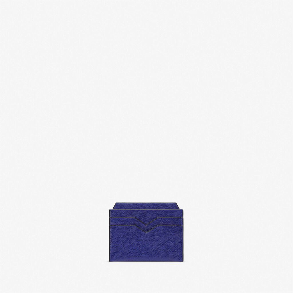 Valextra Portatessere e carte di credito in Pelle Blu | Valextra