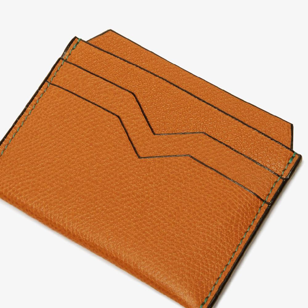 Valextra Portatessere E Carte Di Credito In Pelle Marrone | Valextra