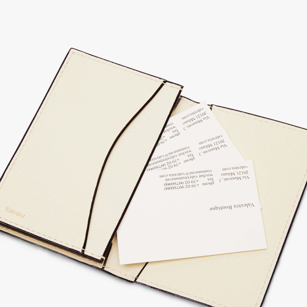 Valextra Portatessere In Pelle Bianca | Piccola Pelletteria Valextra