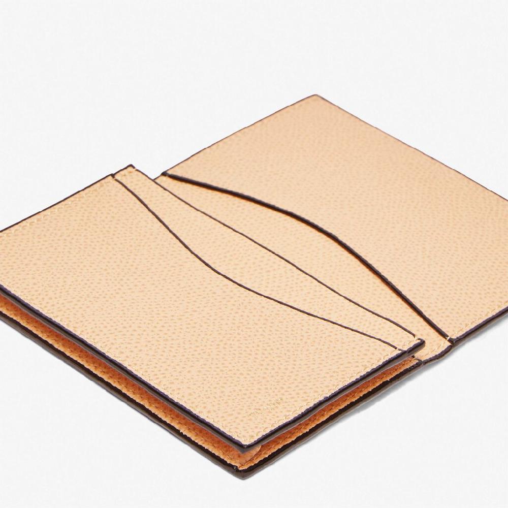 Valextra Portatessere In Pelle Rosa Cipria | Valextra